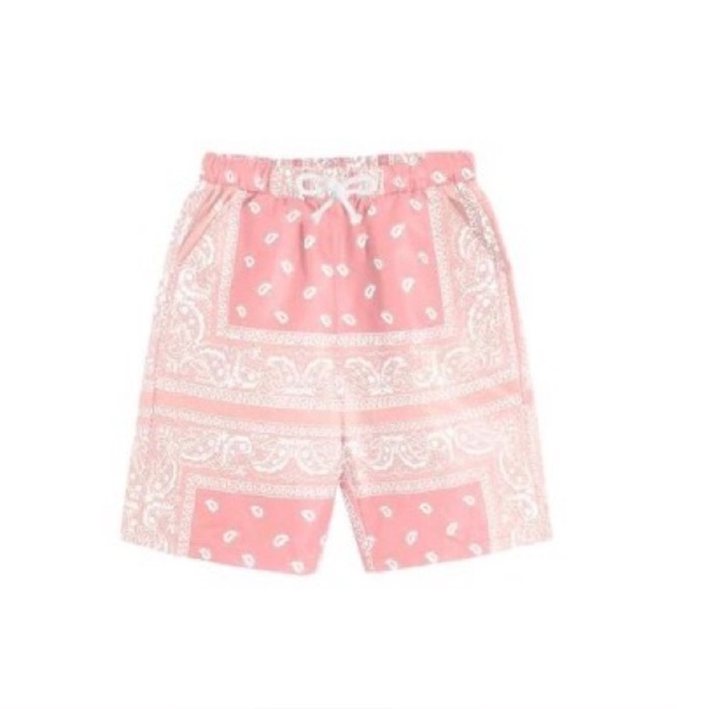 182 NWT COZYEASE Boy's Graphic Bobo Paisley‎ Shorts with Pockets - Size: 9Y